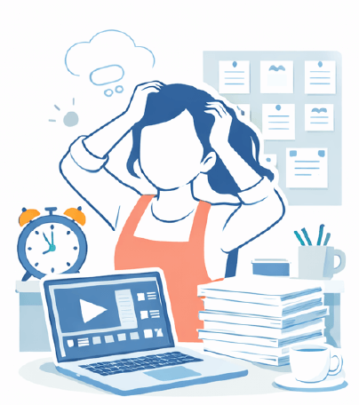 動画を作るのが大変